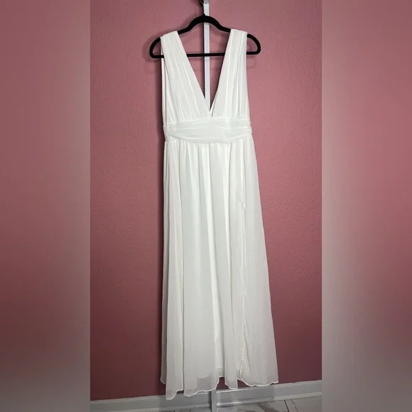 Lulus - Heavenly Hues White Maxi Dress (S/L) - Picture 7 of 7